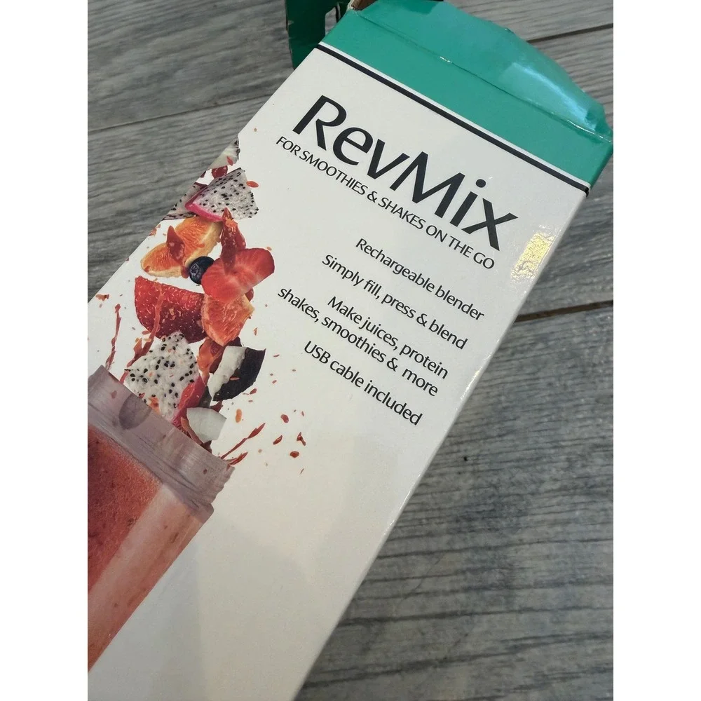 Handy Gourmet RevMix‎ Portable Blender JB8765 Rechargeable NWT Personal Travel